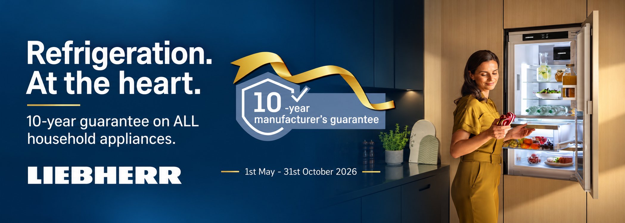 10-year guarantee with Leibherr household appliances
