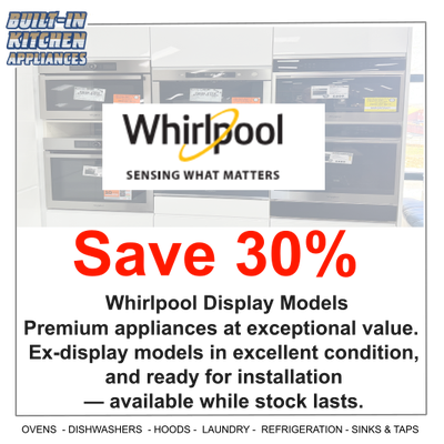 Save 30% on Whirlpool ex display items