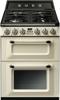 Smeg Victoria TR62P  60x60 cm Dual Fuel Range Cooker Cream
