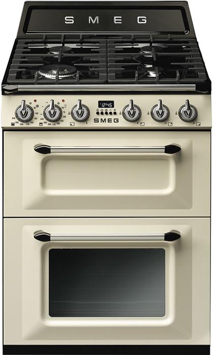 Smeg Victoria TR62P  60x60 cm Dual Fuel Range Cooker Cream