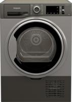 Hotpoint H3D91GSUK 9kg Condenser Sensor 10hr Crease Care 59.5cm wide Freestanding Dryer Graphite