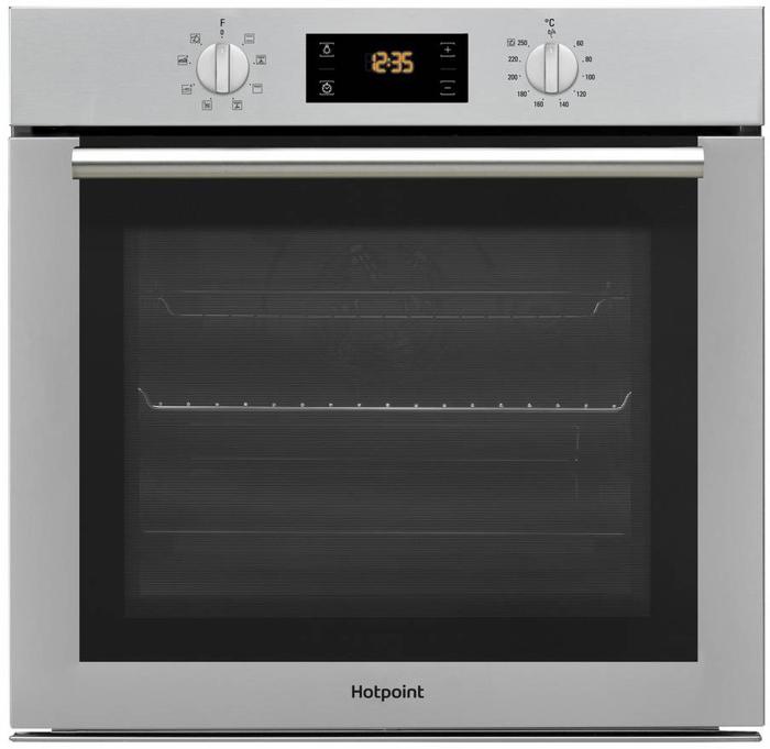 Hotpoint SA4544HIX Class 4 Multifunction Oven 71 litres 60cm Wide Built-in Single Electric Oven Stainless steel