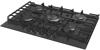 Hisense GG773BUK 75cm Gas on Tempered Glass 5 Burners With Wok Burner Gas Hob Black