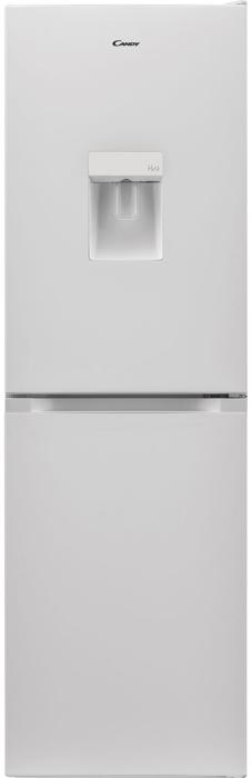 Candy CMCL1572WWDKN 253Litre 50/50 LowFrost Non Plumbed Water Dispenser 54cm Wide Freestanding Fridge-Freezer White