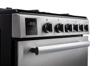 Rangemaster PROPL60NGFSS 128140 Professional Plus 60 NG Freestanding Gas Cooker Stainless Steel ( Chrome Trim )