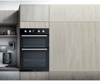 Hotpoint Class 2 DD2 844 C BL 112-Litres Combined ( DD2844CBL ) Built-in Double Electric Oven Black