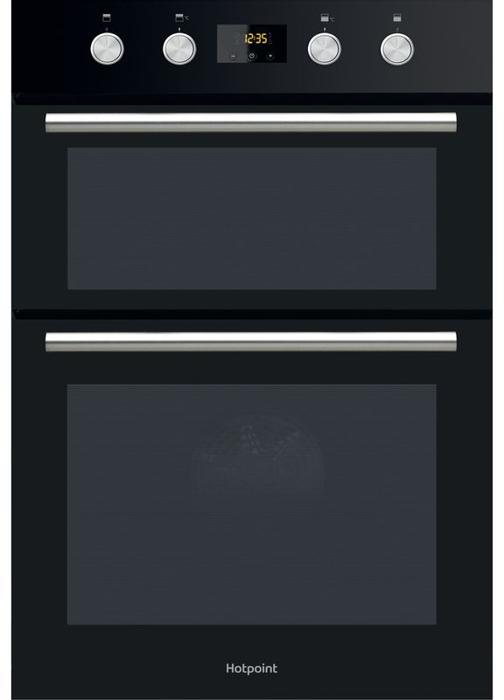 Hotpoint Class 2 DD2 844 C BL 112-Litres Combined ( DD2844CBL ) Built-in Double Electric Oven Black
