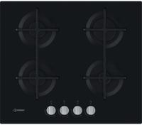Indesit ING 61T/BK 59cm 4 Burners ( ING61TBK ) Gas Hob Black