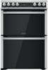 Hotpoint HDT67V9H2CX/UK 60cm 77-Litre Ceramic Hob XL Cavity Freestanding Electric Cooker Inox