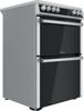 Hotpoint HDT67V9H2CX/UK 60cm 77-Litre Ceramic Hob XL Cavity Freestanding Electric Cooker Inox