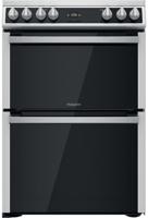 Hotpoint HDT67V9H2CX/UK 60cm 77-Litre Ceramic Hob XL Cavity Freestanding Electric Cooker Inox