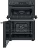 Hotpoint Cannon CD67V9H2CA 60cm Ceramic Hob XL Fan Oven Freestanding Electric Cooker Anthracite
