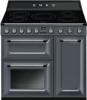 Smeg Victoria TR93IGR Thermo-ventilated 90cm Induction Range Cooker Slate Grey