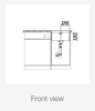 Blanco SOLIS 400-U Undermount Sink Stainless steel