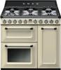 Smeg Victoria  TR93P 90x60 cm Dual Fuel Range Cooker Cream
