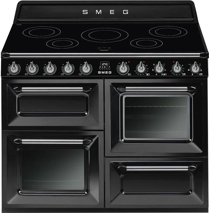 Smeg TR4110IBL 110cm Victoria Traditional Induction Induction Range Cooker Black