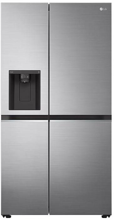 LG GSLV70PZTF NatureFRESH™ 635-Litre 913mm Wide - Plumbed Ice & Water American Style Fridge Freezer Shiny Steel