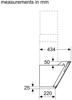 Bosch Serie | 2 DWK87EM60B Wall-mounted  80cm Hood Black