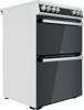 Hotpoint HDT67V9H2CW 60cm Ceramic Hob XL Cavities Freestanding Electric Cooker White