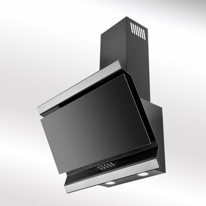Luxair LA-60-ISON-BLK 60cm Ison Hood Black