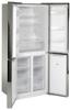 Teknix TMD4801802S 4 Door Side by Side 418-Litre 85.6cm Frost Free American Style Fridge Freezer Stainless steel