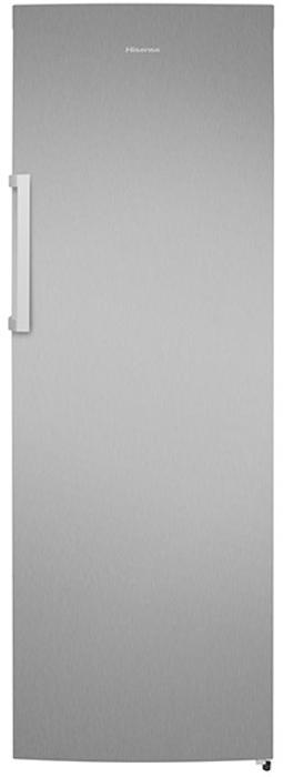 Hisense RL423N4AC11 320-Litre Tall Larder Upright 59.5cm Freestanding Fridge Stainless Steel Effect