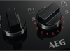 AEG HKB75450NB 8000 Series Flamelight Gas On Glass 75cm Gas Hob Black Glass