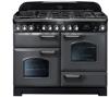 Rangemaster CDL110DFFSL  Classic Deluxe 110 (124280) Dual Fuel Range Cooker Slate / Chrome