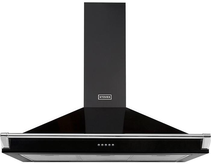 Stoves Richmond Chimney And Rail 900 S900 90cm (444410243) Hood Black