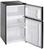 Teknix UCFF48B 86-Litre Under Counter 50cm Freestanding Fridge-Freezer Black
