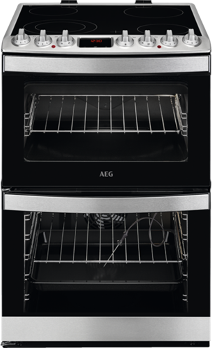 AEG CCB6760ACM Ceramic 60cm Freestanding Electric Cooker Stainless steel