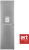 Montpellier MFF185DX 50/50 Frost Free With Water Dispenser (Non Plumbed) 245-Litre Freestanding Fridge-Freezer Inox
