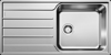 Blanco LEMIS XL 6 S-IF 100cm Single bowl Inset Sink Stainless steel