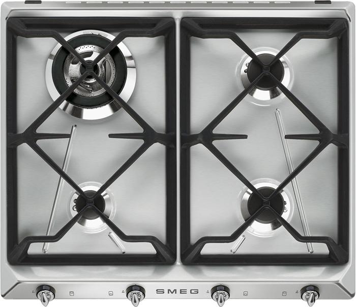 Smeg SR964XGH Victoria 60cm 4 Burner Gas Hob Stainless steel