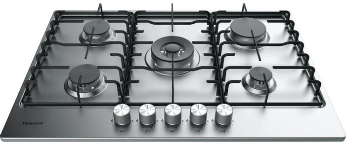 Hotpoint PPH 75P DF IX UK  75cm 5 Burner ( PPH75PDFIX ) Gas Hob Silver