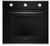 Teknix SCS64GX 60cm Minute Timer 43-Litre Built-in Single Gas Oven Stainless steel