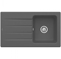 Franke Villeroy & Boch Architectura AHK 611 1 Bowl Ceramic Rev ( Water damaged packaging ) ( AHK611 ) Inset Sink Graphite Grey
