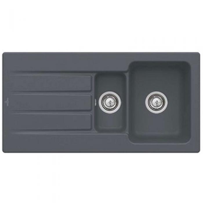 Franke Villeroy & Boch Architectura AHK 651 1.5 Bowl Ceramic ( Water damaged packaging ) ( AHK651 ) Inset Sink Graphite Grey