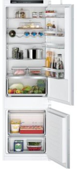 Siemens KI87VVSE0G iQ300 177.2 x 54.1 cm Sliding Hinge 270-Litre 70/30 Integrated Fridge Freezer White