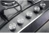 Hotpoint PCN 751 T/IX/H 75cm 5 burner with Cast Iron Pan Support ( PCN751TIXH ) Gas Hob Stainless steel