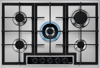 AEG HGB75420YM 6000 Series Slim Line 75cm 5 Burner Gas Hob Stainless steel