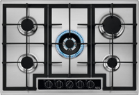AEG HGB75420YM 6000 Series Slim Line 75cm 5 Burner Gas Hob Stainless steel