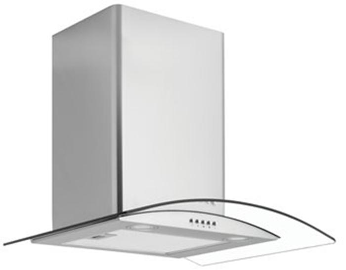Caple CGC610SS 60cm Curved Glass Hood Stainless Steel Inox