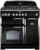 Rangemaster CDL90DFFBL/C Classic Deluxe 90 (80930) Dual Fuel Range Cooker Black ( Chrome Trim )