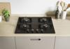 Candy FIDCN403 Single Electric Oven + CVW6BB 4 Burner Gas Hob ( Oven and Hob Pack ) Black