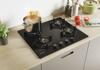 Candy FIDCN403 Single Electric Oven + CVW6BB 4 Burner Gas Hob ( Oven and Hob Pack ) Black