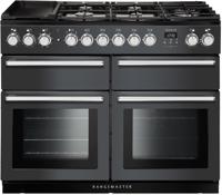 Rangemaster NEXSE110DFFSL/C Nexus SE 110 ( 118210 ) Dual Fuel Range Cooker Slate / Chrome