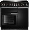 Rangemaster PROP90EIGB/C Professional+ 90 ( 91730 ) Induction Range Cooker Black ( Chrome Trim )