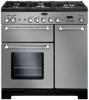 Rangemaster KCH90DFFSS/C Kitchener 90 ( 98760 ) Dual Fuel Range Cooker Stainless Steel ( Chrome Trim )
