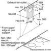 Bosch Serie | 2 DWW06W450B   60cm Wall-mounted Hood Stainless steel